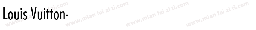 Louis Vuitton字体转换
